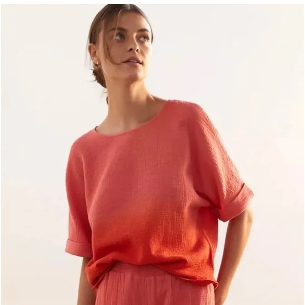 Anthropologie Dolan Ombré Oversized Lounge Tee